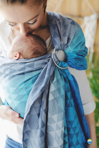 Ring Sling Navy Illusion - taille M (2 m)