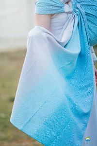 Ring sling Linen Sky Cube - size M (2 m)