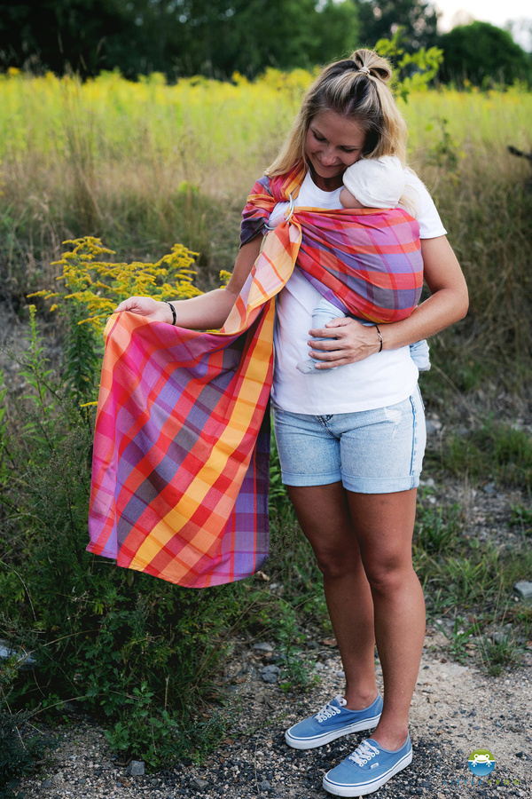 Ring Sling Rhodonite - taille M (2 m) /2e choix