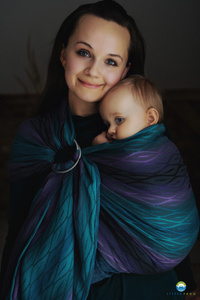 Ring sling Flames of Love - size M (2m)