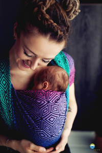 Baby Sling Dark Aurora Cube size 4