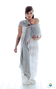 Ring sling Grey Cube - size L (2,3m)