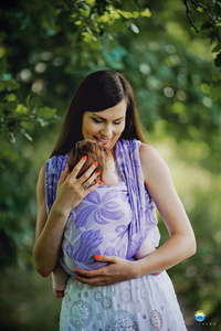 Baby Sling Lilac Flowrora size 4