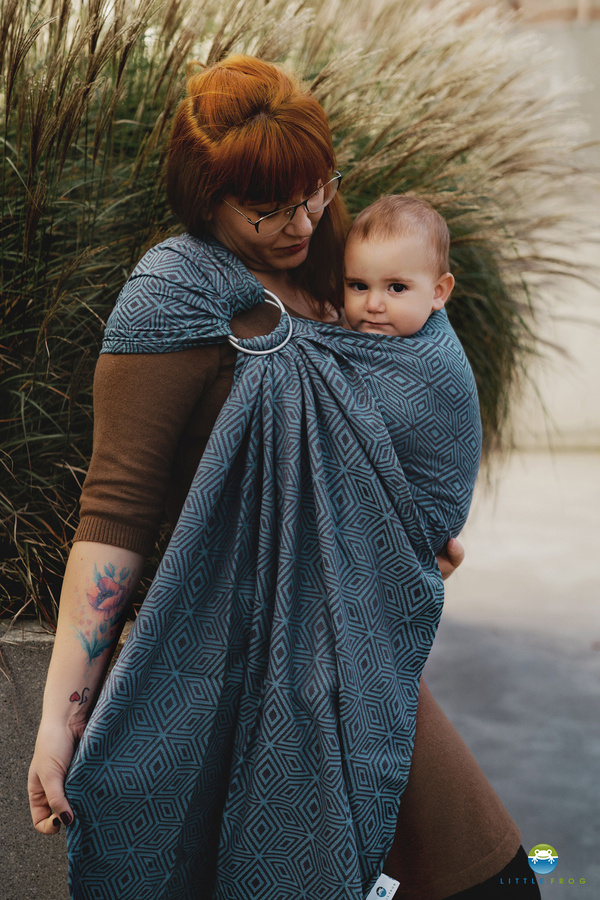 Ring sling Cloudy Cube - size M (2m)