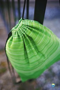 Drawstring Bag for wrap/sling - Olivine