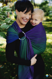 Ring Sling Tragetuch Sodalite - Größe M (2m)