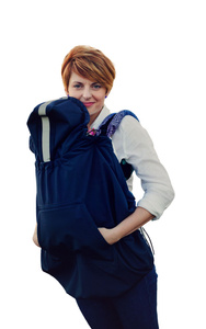 Babywearing Cover (softshell) - Navy 