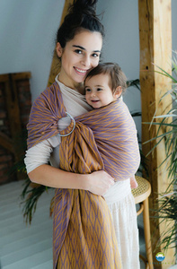 Ring sling Purple Flames - size S (1,7m)