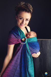 Ring sling Dark Aurora Cube - size S (1,7 m)